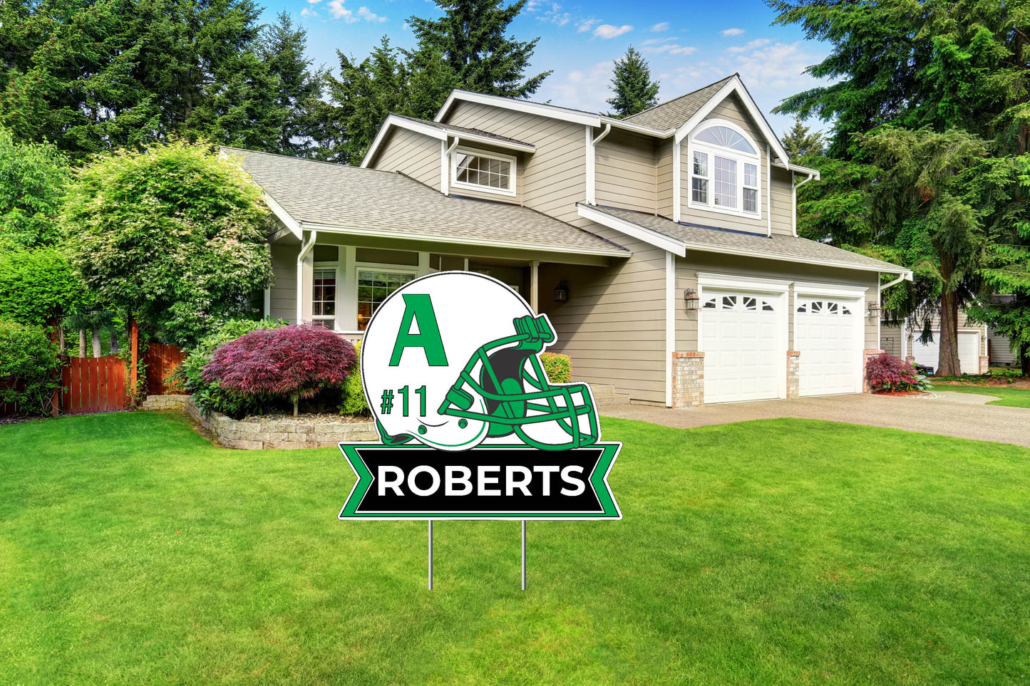 Anna Rockets Football Yard Sign
