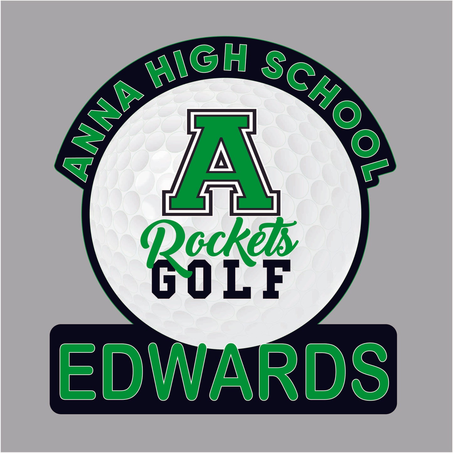 Anna Rockets Golf Yard Sign