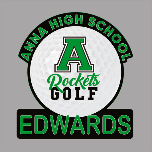 Anna Rockets Golf Yard Sign